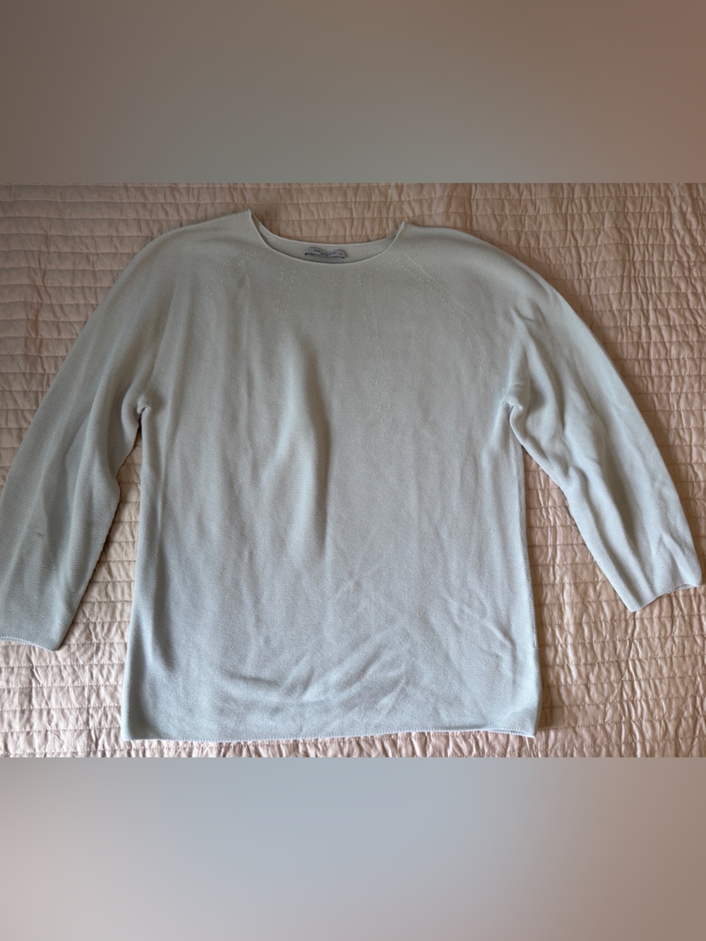 MM Lafleur Soft Scoopneck Sweater in Cream